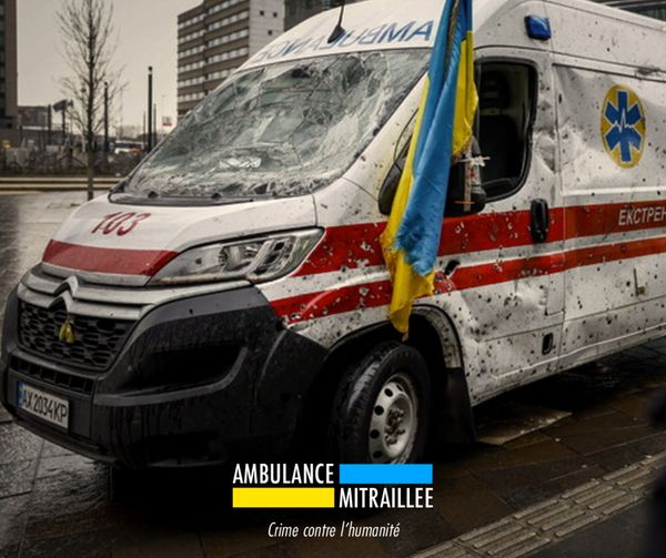Ambulance mitraillée