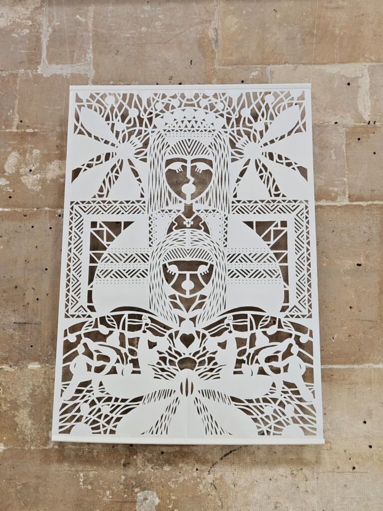 Vytynanka by Lviv-based artist Dariya Alyoshkina