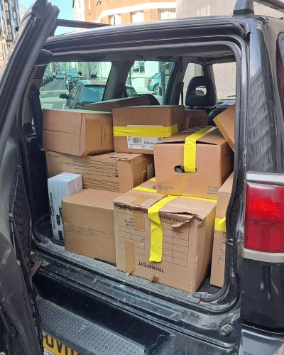 Sending humanitarian aid